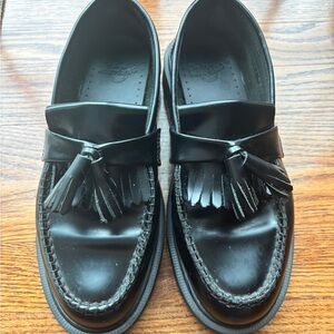 Dr. Martens Black Tassel Loafers